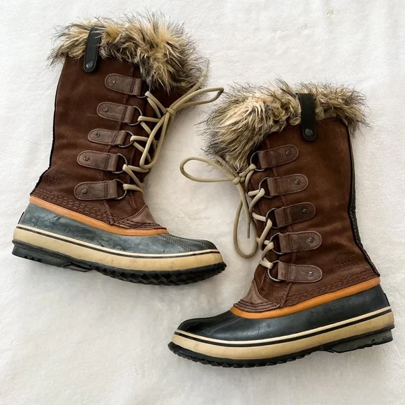 Sorel Women's Brown Joan Of Arctic Boot in Tobacco - Picture 5 of 12